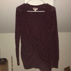 Mudd button up cardigan with pockets